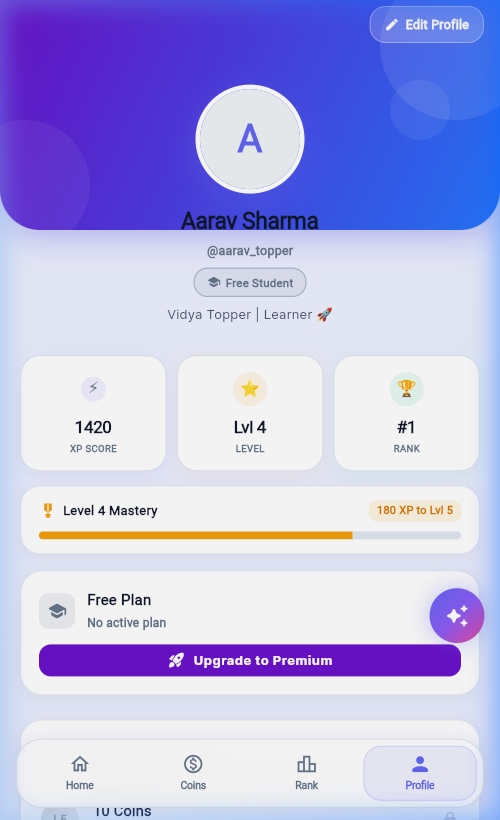 Student Profile and Stats